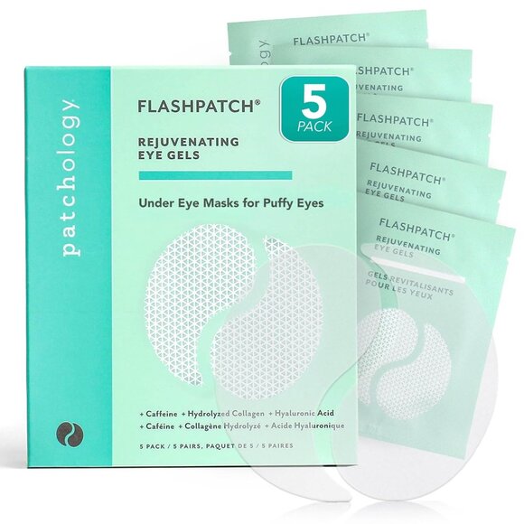Under Eye Gel Patches – Natural Eye Masks for Puffy Eyes, Dark Circles & Eye Bag - Picture 1 of 8